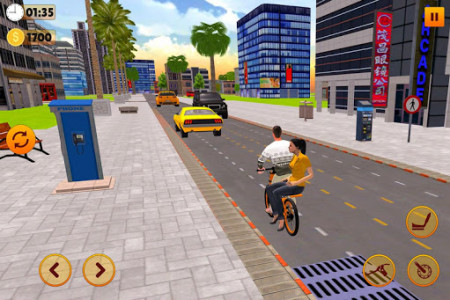 اسکرین شات برنامه BMX Bicycle Taxi Driving: City Transport 6