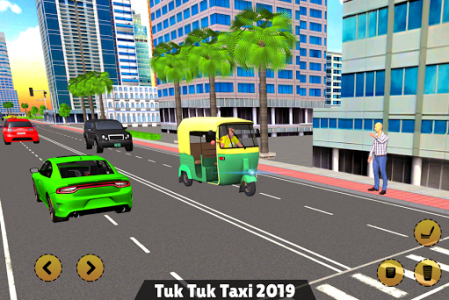 اسکرین شات برنامه Offroad Tuk Tuk Rickshaw Taxi Sim 2019 1