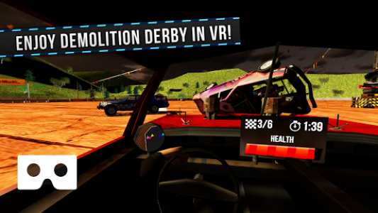 اسکرین شات بازی Demolition Derby VR Racing 1