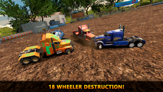 اسکرین شات بازی 18 Wheeler Truck Crash Derby − Truckers Demolition 1