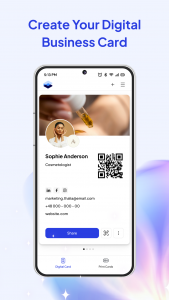 اسکرین شات 2 برنامه Business Card Maker