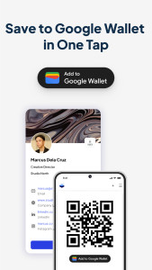 اسکرین شات 4 برنامه Fluer Card—Business Card Maker