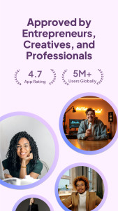 اسکرین شات 7 برنامه Fluer Card—Business Card Maker