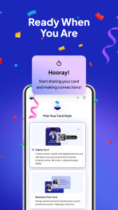 اسکرین شات 8 برنامه Fluer Card—Business Card Maker