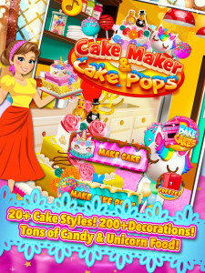 اسکرین شات بازی Cake Maker & Candy Pops Cook 1