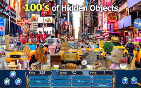 اسکرین شات 2 بازی Hidden Objects New York City
