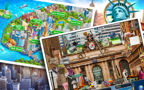 اسکرین شات 6 بازی Hidden Objects New York City