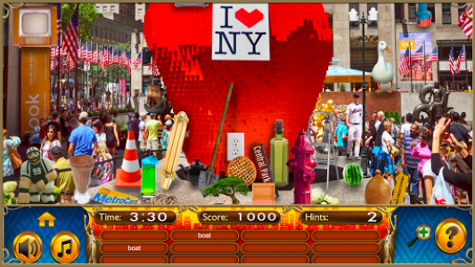 اسکرین شات بازی Hidden Objects New York City Puzzle Object Game 2