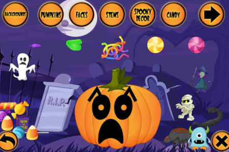 اسکرین شات بازی Pumpkin Maker FREE Halloween Fun Decorate Game 3