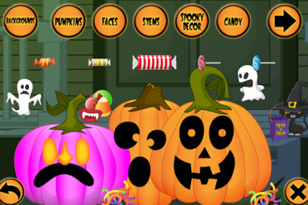 اسکرین شات بازی Pumpkin Maker FREE Halloween Fun Decorate Game 2