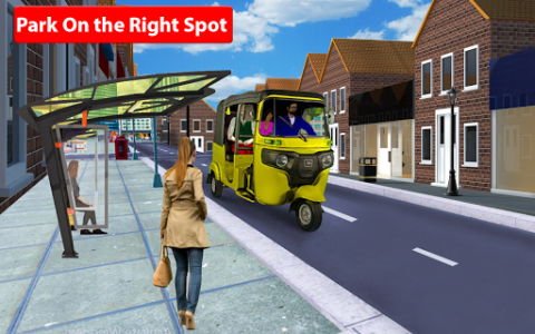 اسکرین شات برنامه Rickshaw Driving Simulator - Drive New Games 5