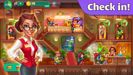 اسکرین شات بازی Grand Hotel Mania: Hotel games 2