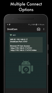 اسکرین شات برنامه DroidCam Webcam (Classic) 3