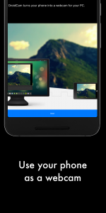 اسکرین شات برنامه DroidCam - Webcam for PC 1