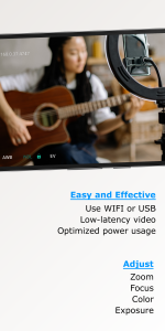 اسکرین شات 7 برنامه DroidCam Webcam & OBS Camera