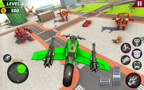 اسکرین شات بازی Gorilla Bus Robot : Car Game 4