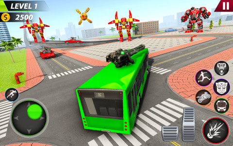 اسکرین شات بازی Gorilla Bus Robot : Car Game 3