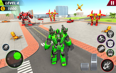 اسکرین شات بازی Gorilla Bus Robot : Car Game 5