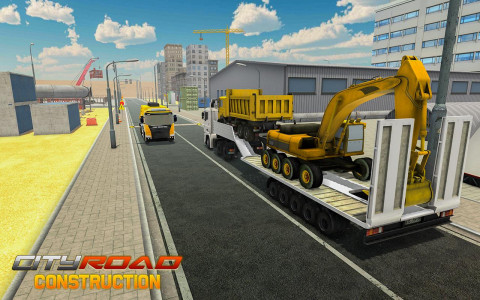 اسکرین شات برنامه City Construction Snow Excavator Simulator 1