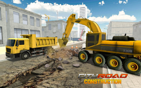 اسکرین شات برنامه City Construction Snow Excavator Simulator 7