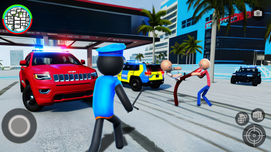 اسکرین شات 3 برنامه Police Fight Crime Thief City