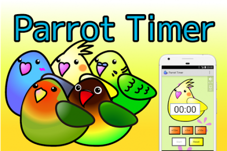 اسکرین شات برنامه Cute timer app : Parrot Timer 1