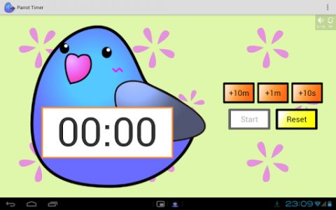 اسکرین شات برنامه Cute timer app : Parrot Timer 7