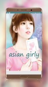 اسکرین شات برنامه Cute lovely asian girly 2