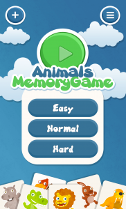 اسکرین شات 1 بازی Animals memory game for kids