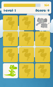 اسکرین شات بازی Animals memory game for kids 3