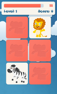 اسکرین شات 2 بازی Animals memory game for kids