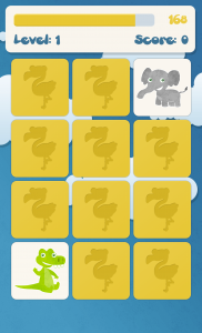 اسکرین شات 3 بازی Animals memory game for kids