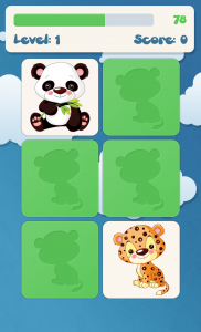 اسکرین شات 2 بازی Animals memory game for kids