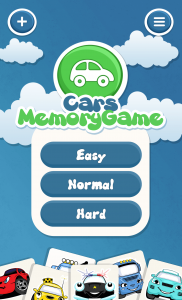 اسکرین شات بازی Cars memory game for kids 1