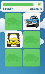 اسکرین شات بازی Cars memory game for kids 2