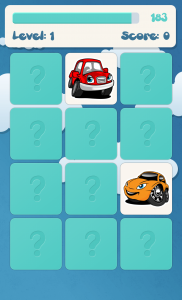 اسکرین شات بازی Cars memory game for kids 3