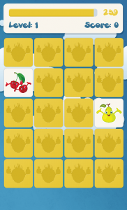 اسکرین شات بازی Fruits Memory Game for kids 4