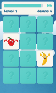 اسکرین شات بازی Fruits Memory Game for kids 3