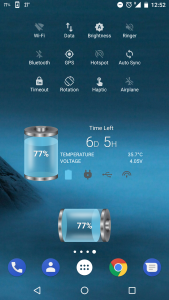 اسکرین شات برنامه Battery Tools & Widget 2