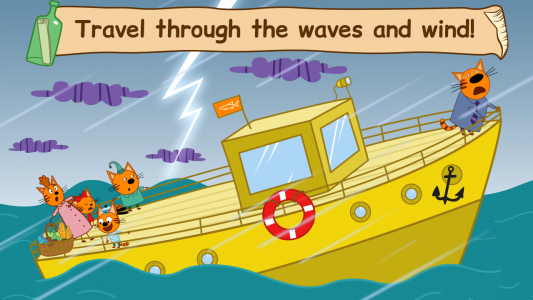 اسکرین شات 5 بازی Kid-E-Cats: Sea Adventure Game