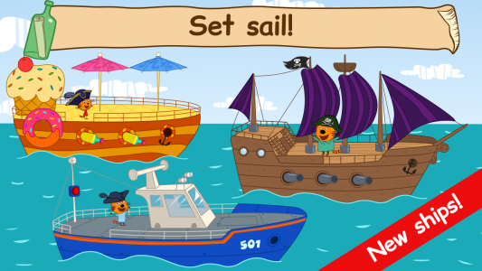 اسکرین شات بازی Kid-E-Cats: Sea Adventure Game 1