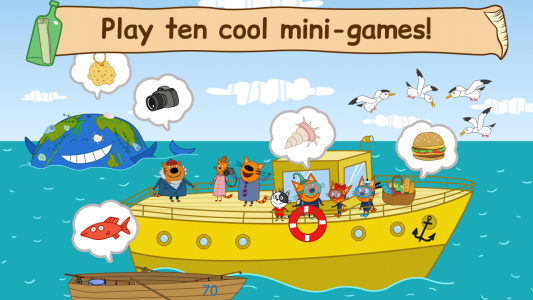 اسکرین شات 3 بازی Kid-E-Cats: Sea Adventure Game