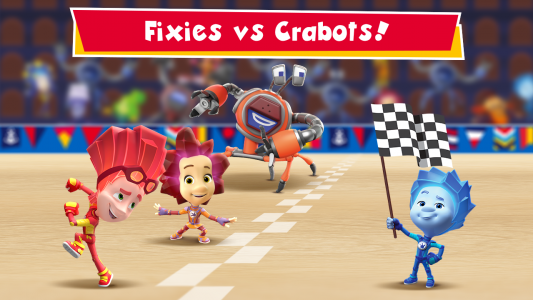 اسکرین شات بازی Fixies vs Crabots: Cool Game! 1