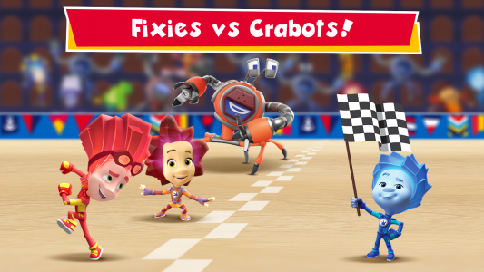 اسکرین شات 1 بازی Fixies vs Crabots: Cool Game!