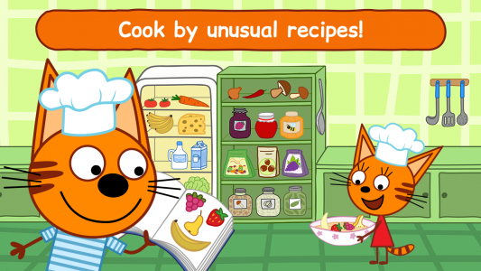 اسکرین شات بازی برنامه آشپزی Kid-E-Cats 4