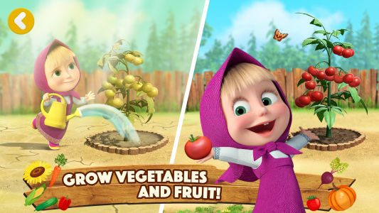 اسکرین شات 3 بازی Masha and the Bear: Farm Games