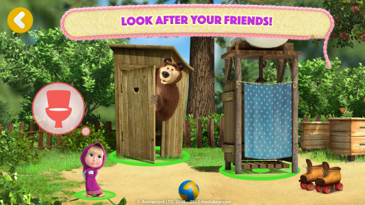 اسکرین شات بازی Masha and the Bear: My Friends 1