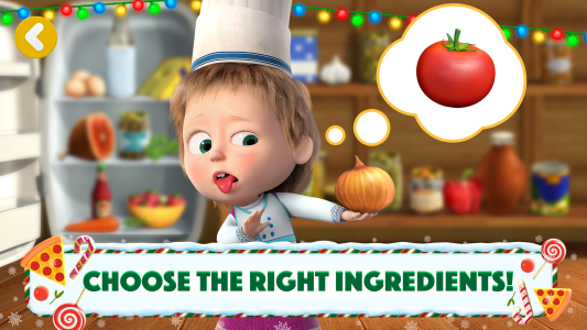 اسکرین شات 2 بازی Masha and the Bear Pizza Maker