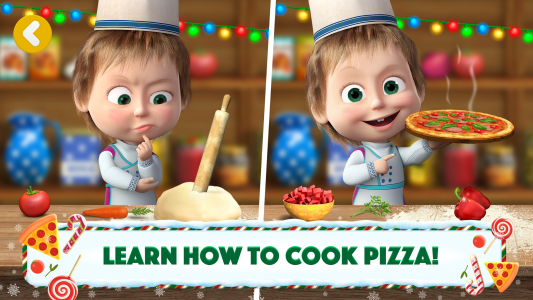 اسکرین شات 3 بازی Masha and the Bear Pizza Maker