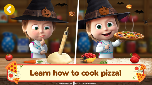 اسکرین شات 3 بازی Masha and the Bear Pizza Maker